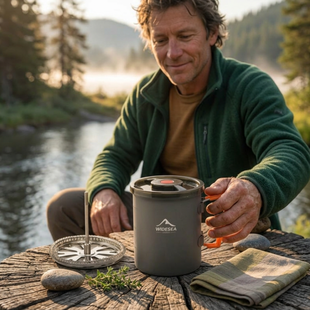 Tasse Cafetière à Piston Widesea – 750ml