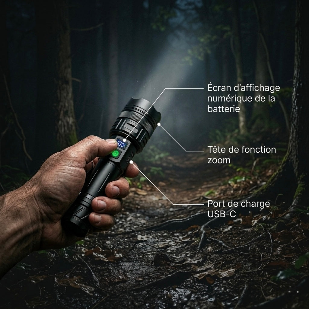 Lampe Torche LED Haute Puissance