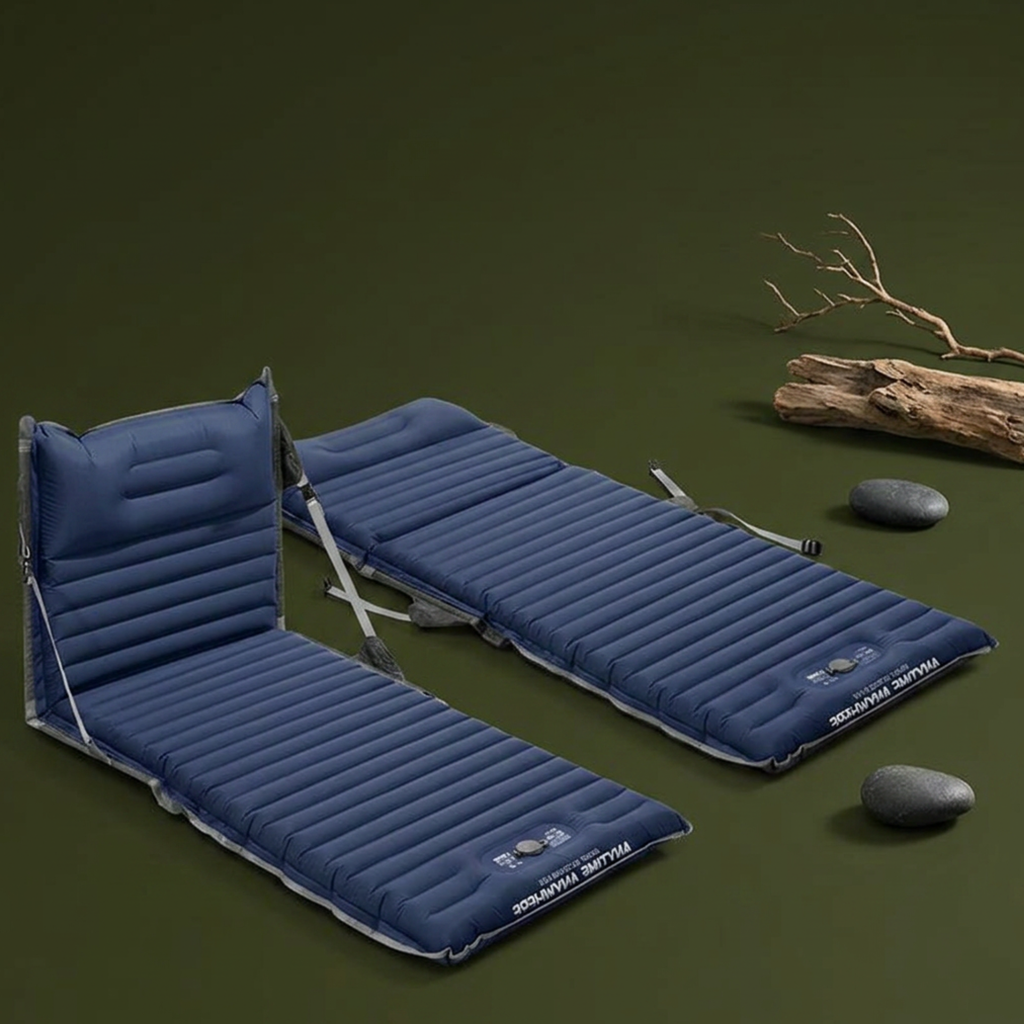 Matelas de Camping Gonflable – Confort Nomade & Inclinable