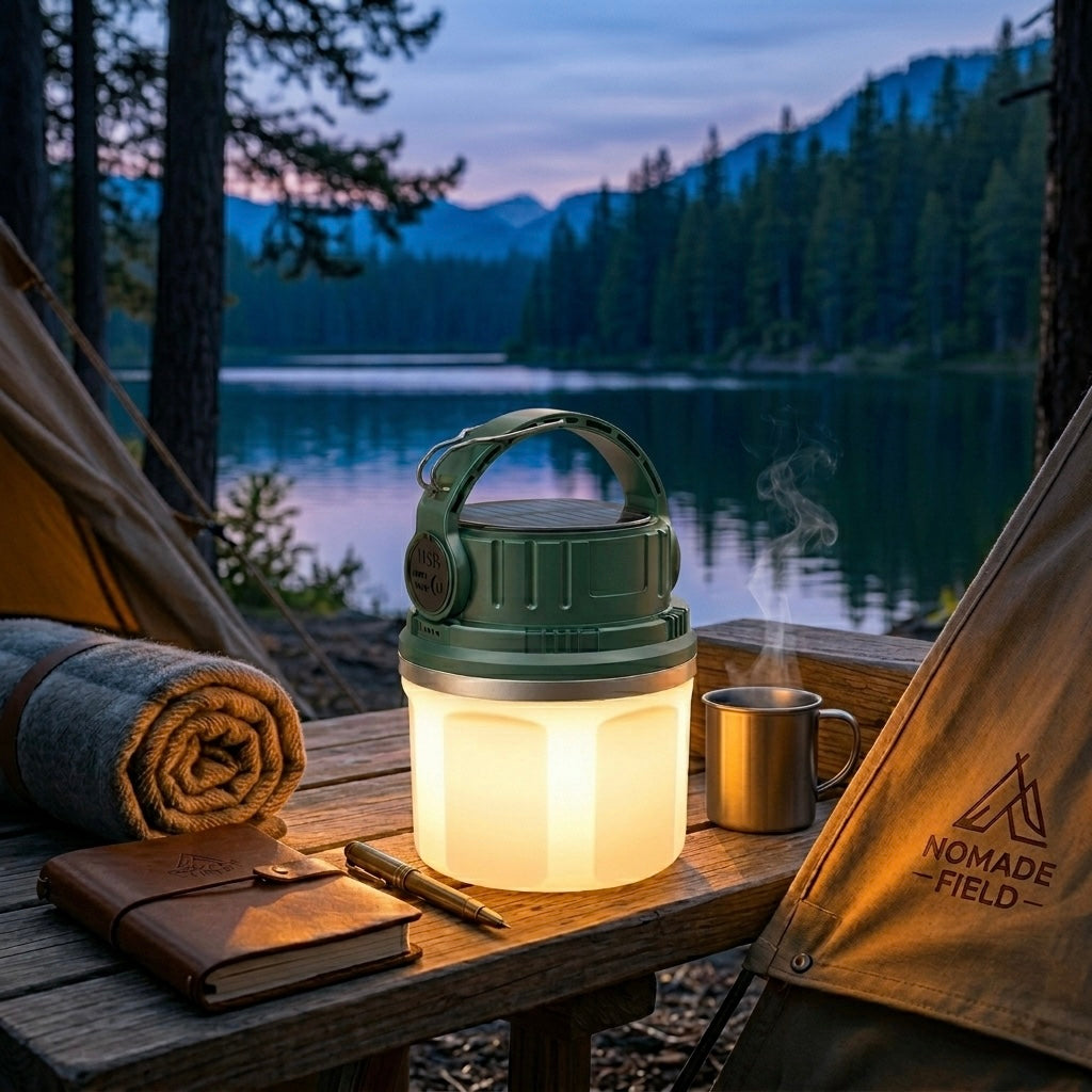 Lampe de Camping Solaire LED – Modèle M12