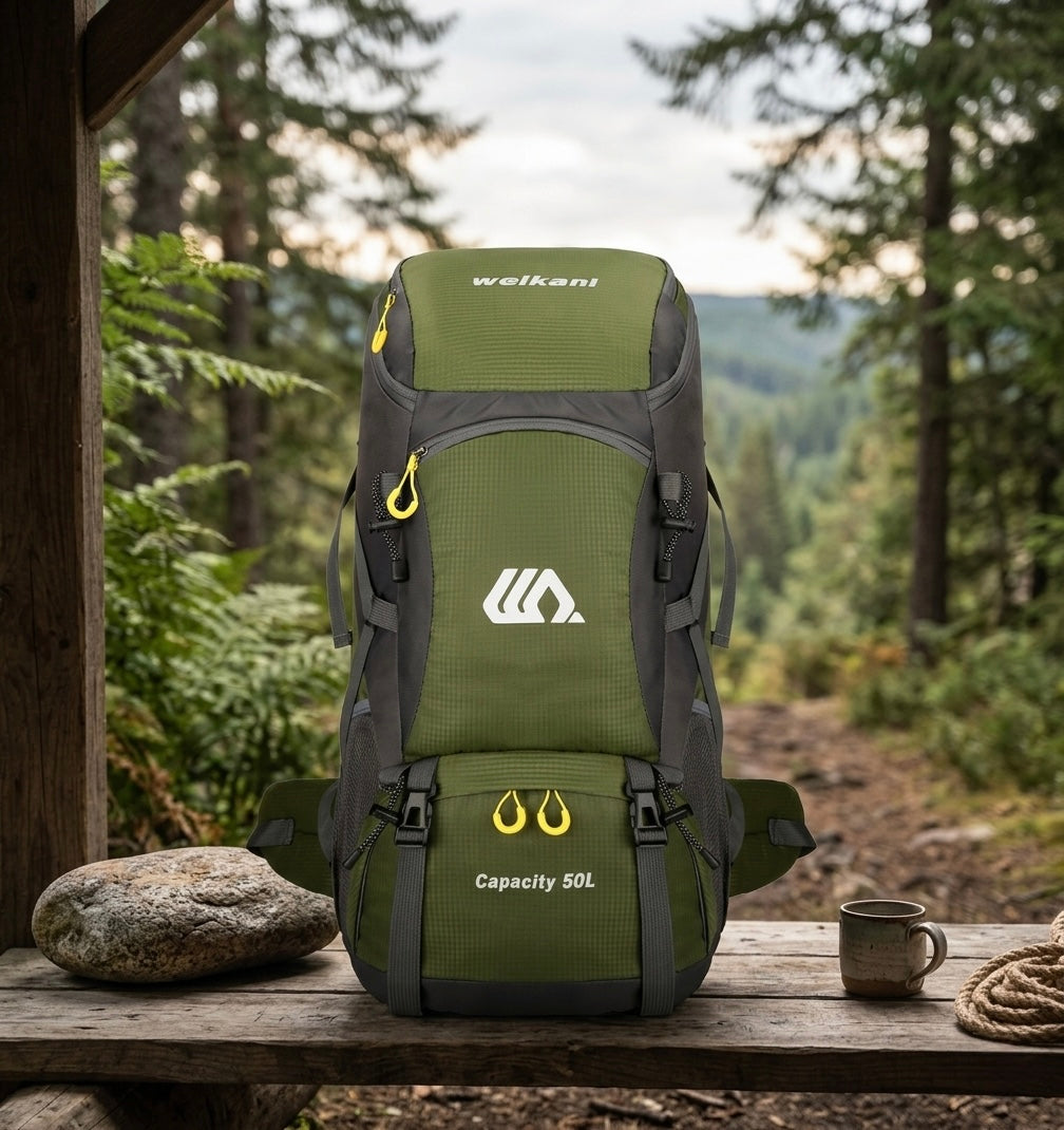 Sac à Dos de Randonnée 50L – Robuste et Polyvalent