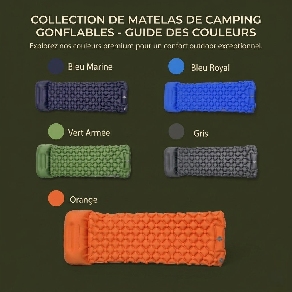 Matelas de Camping Gonflable – Compact & Ultra-Léger